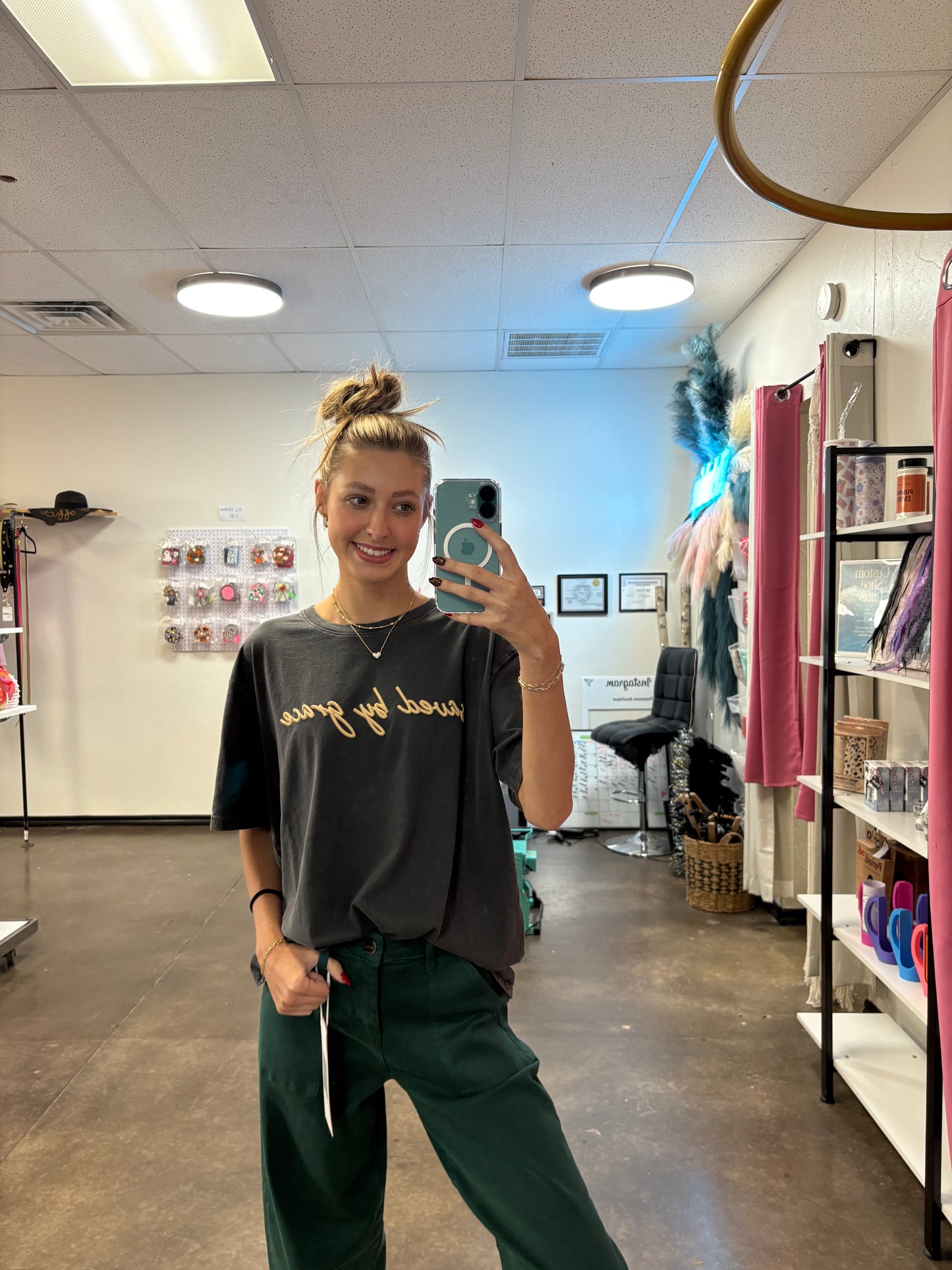 “Saved by grace” tee