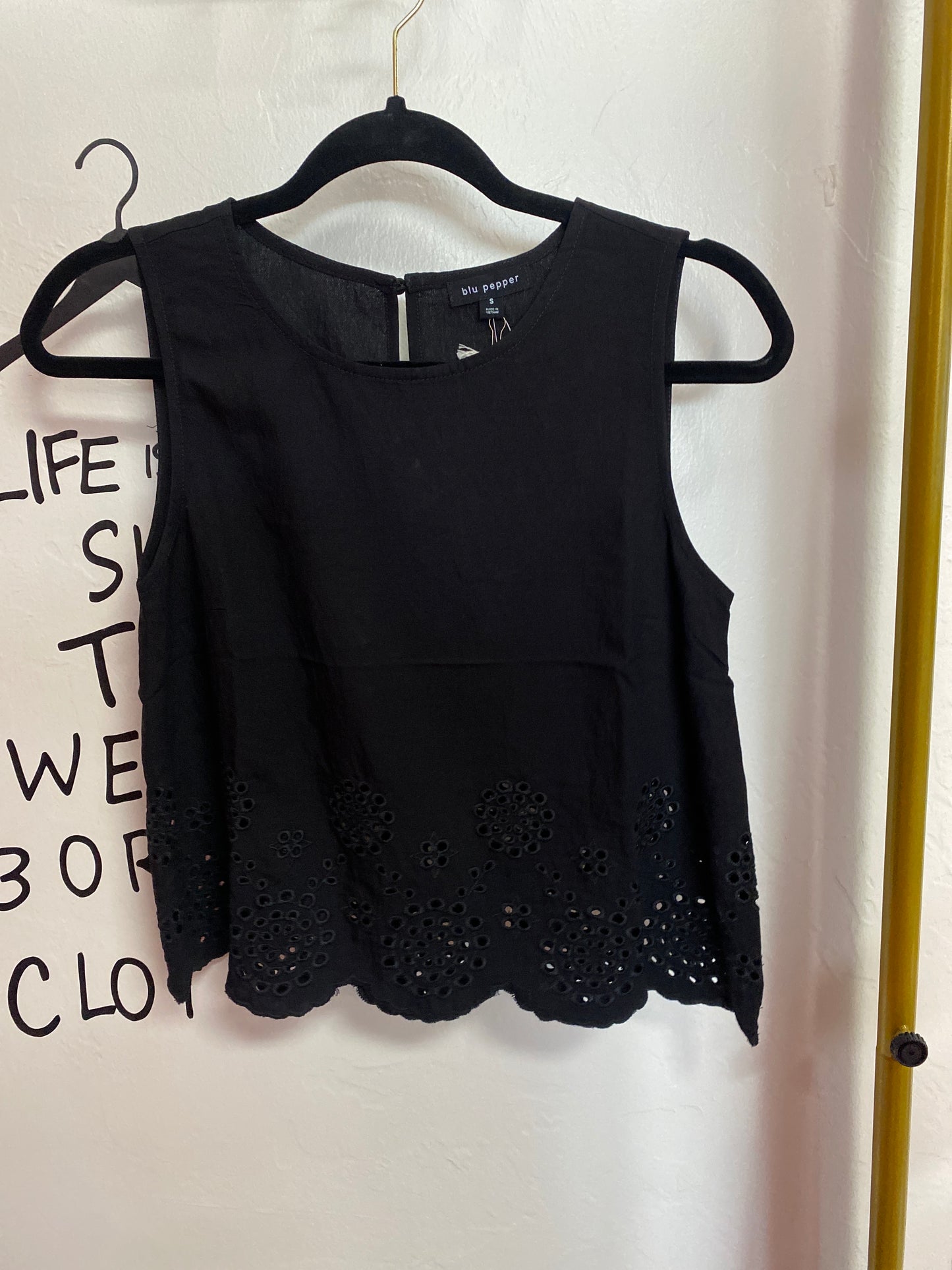 Eyelet Tank Top