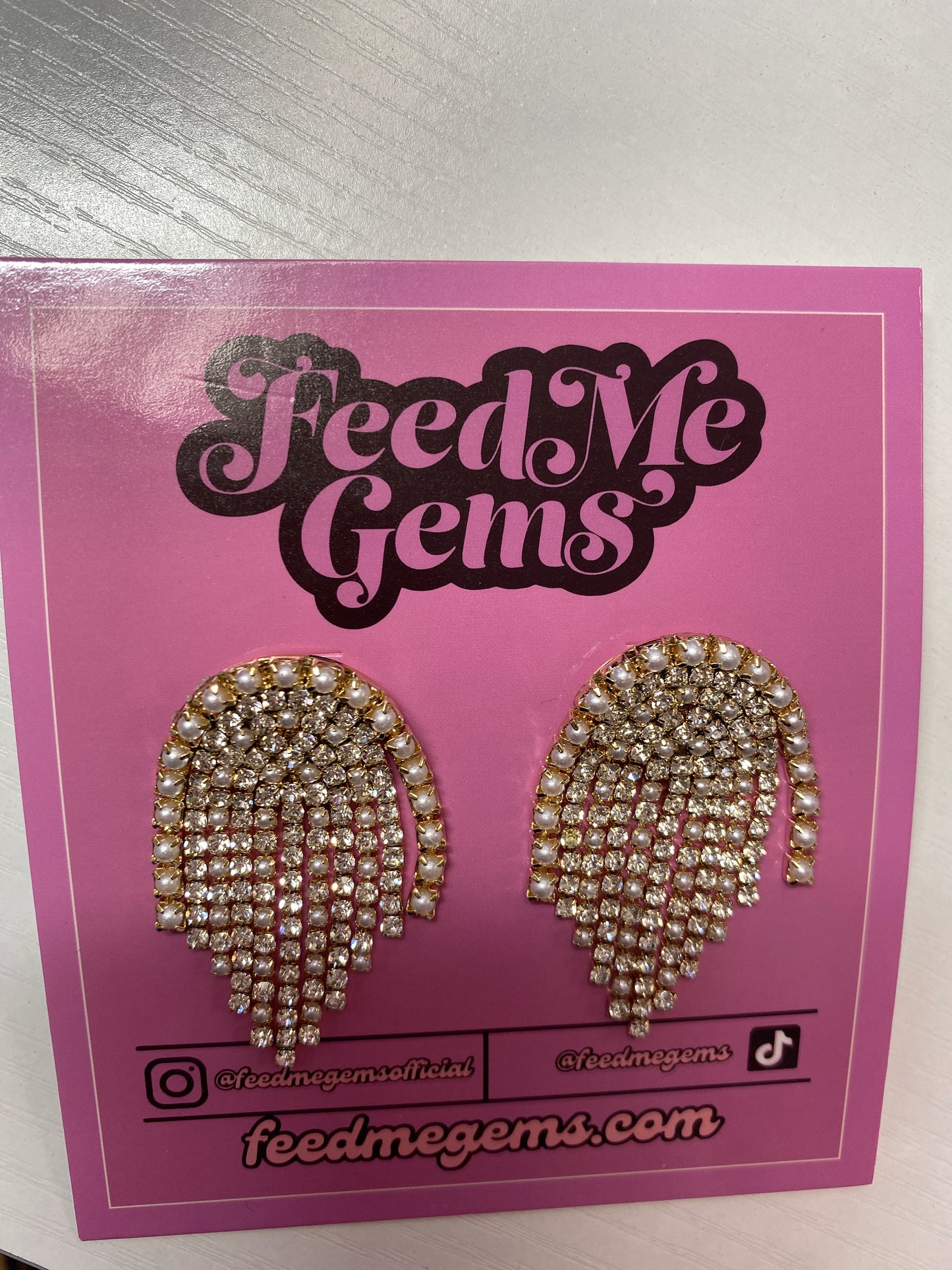 Champagne crystal short baby rainbows