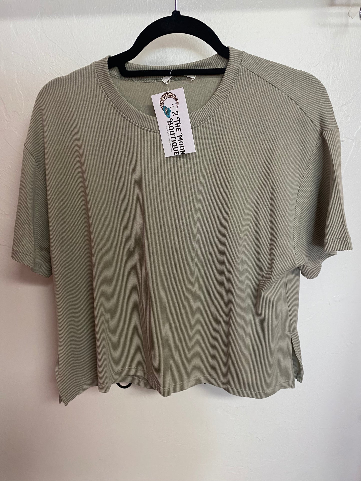 Tan Ribbed Shirt