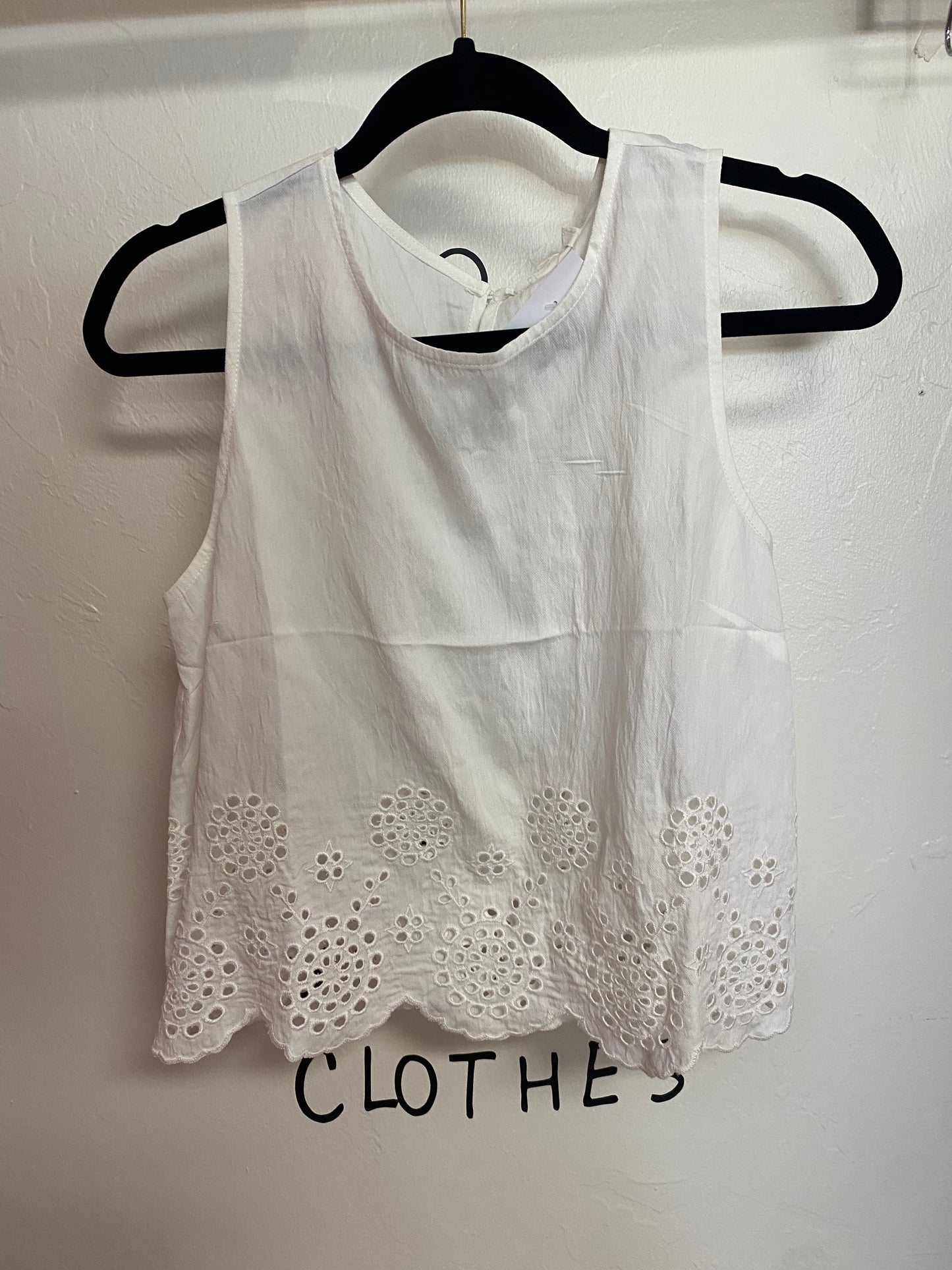 Eyelet Tank Top