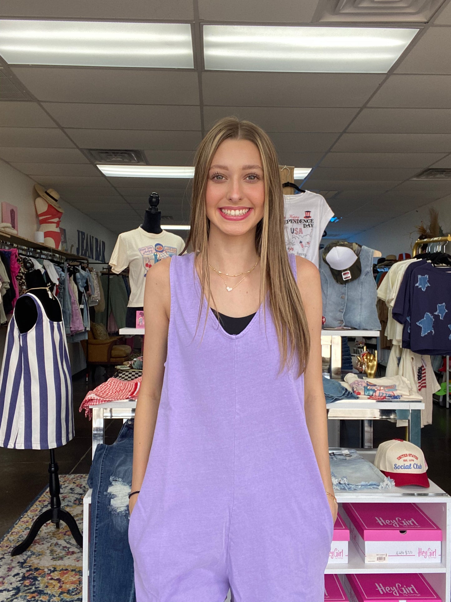 Neck Sleeveless Romper
