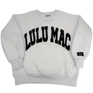 Lulu Mac Sweatshirt White/Black - Puff