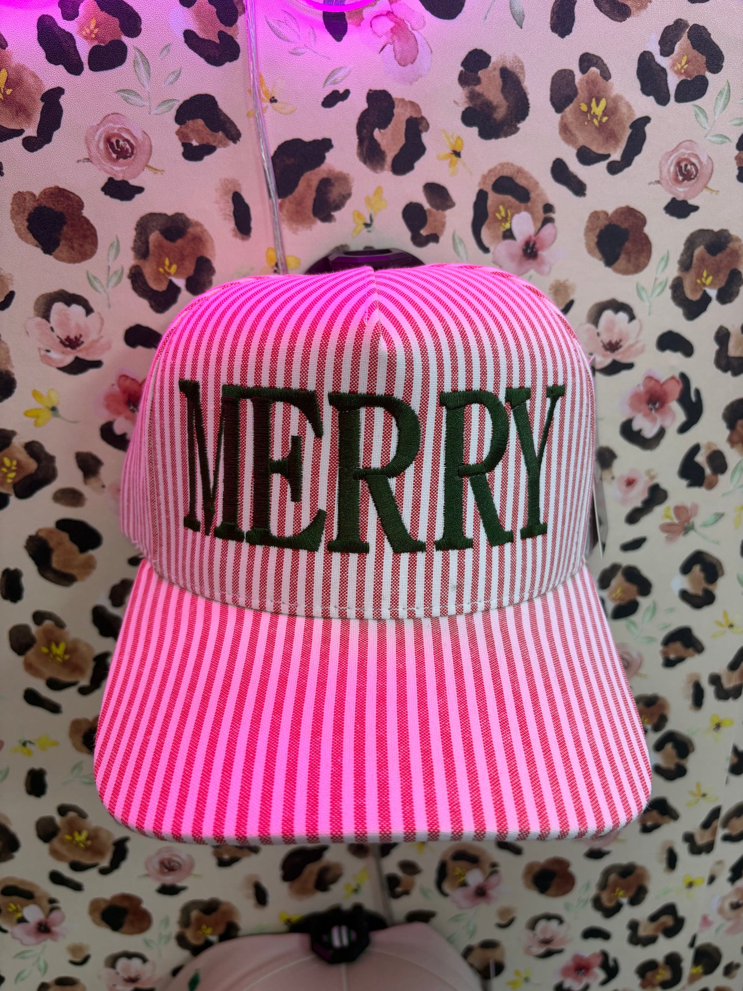 “Merry” Striped Hat
