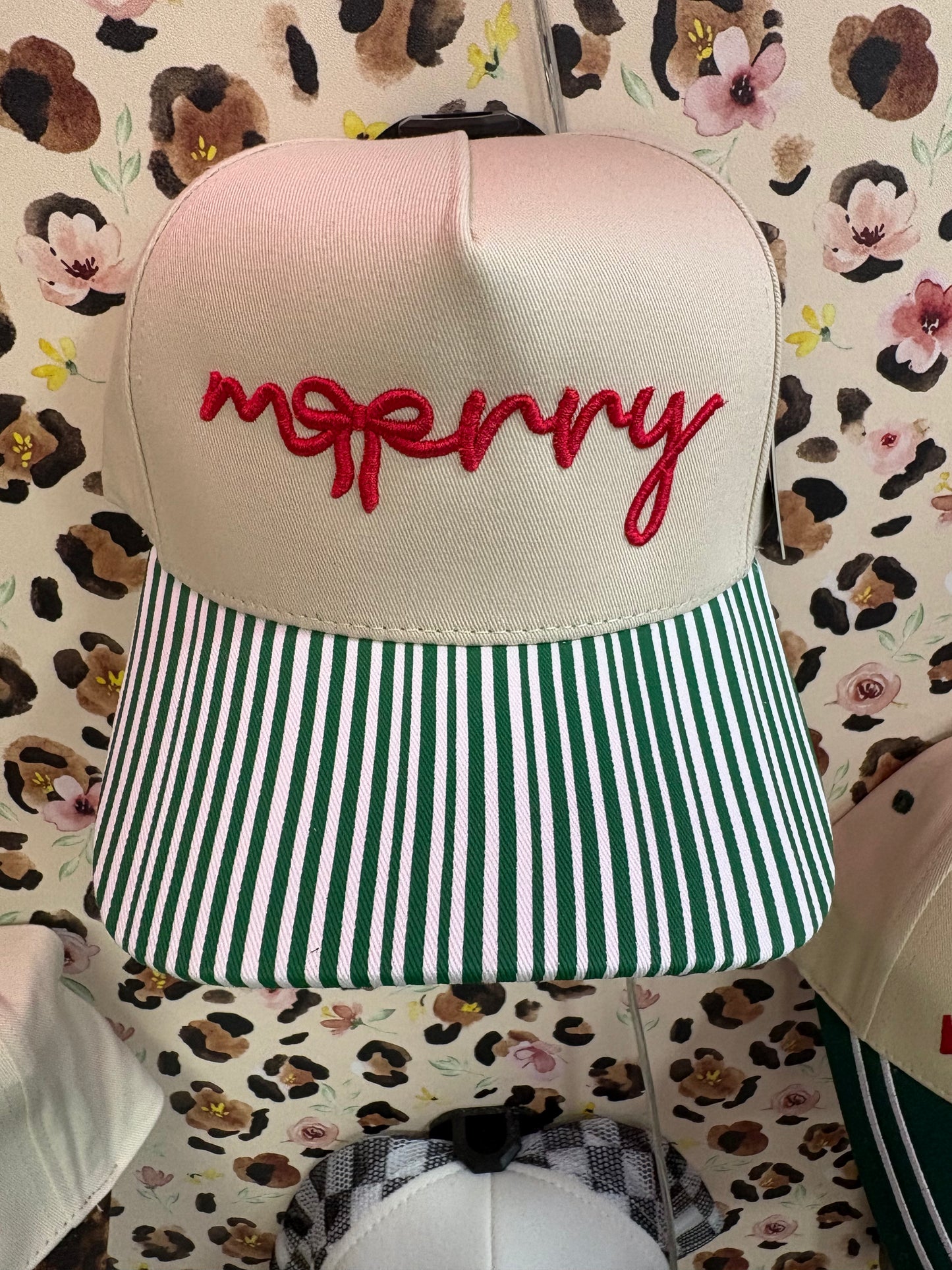 “Merry” Striped Hat
