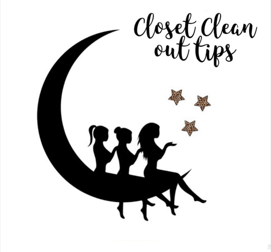 ☾* Closet Clean-out