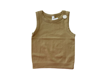 Slim fit solid tank
