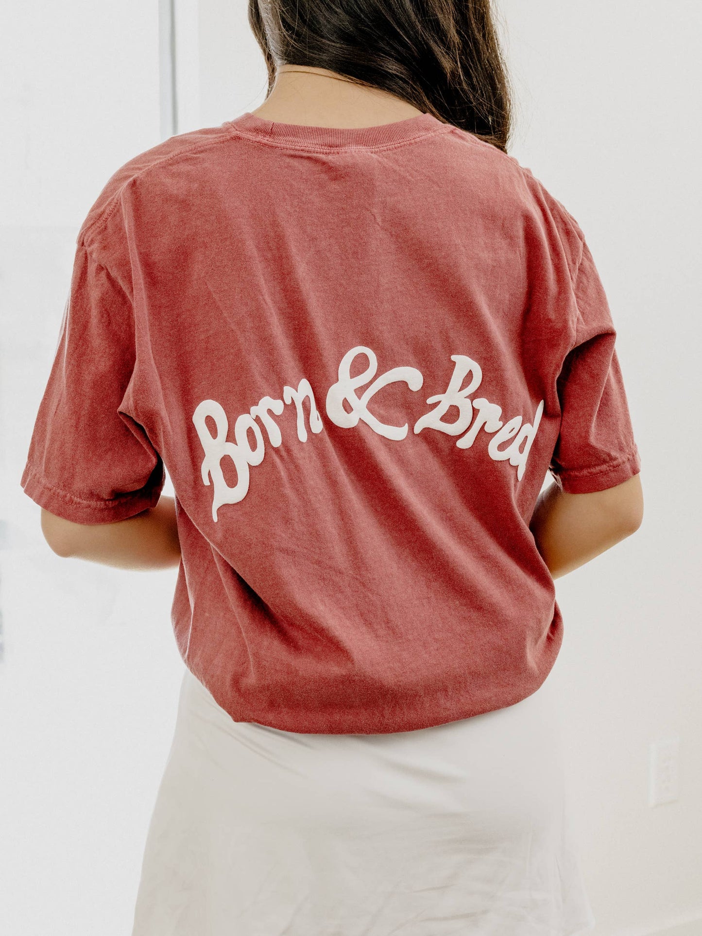 OU Sooners Lyric Puff Ink Crimson Comfort Colors Tee: S