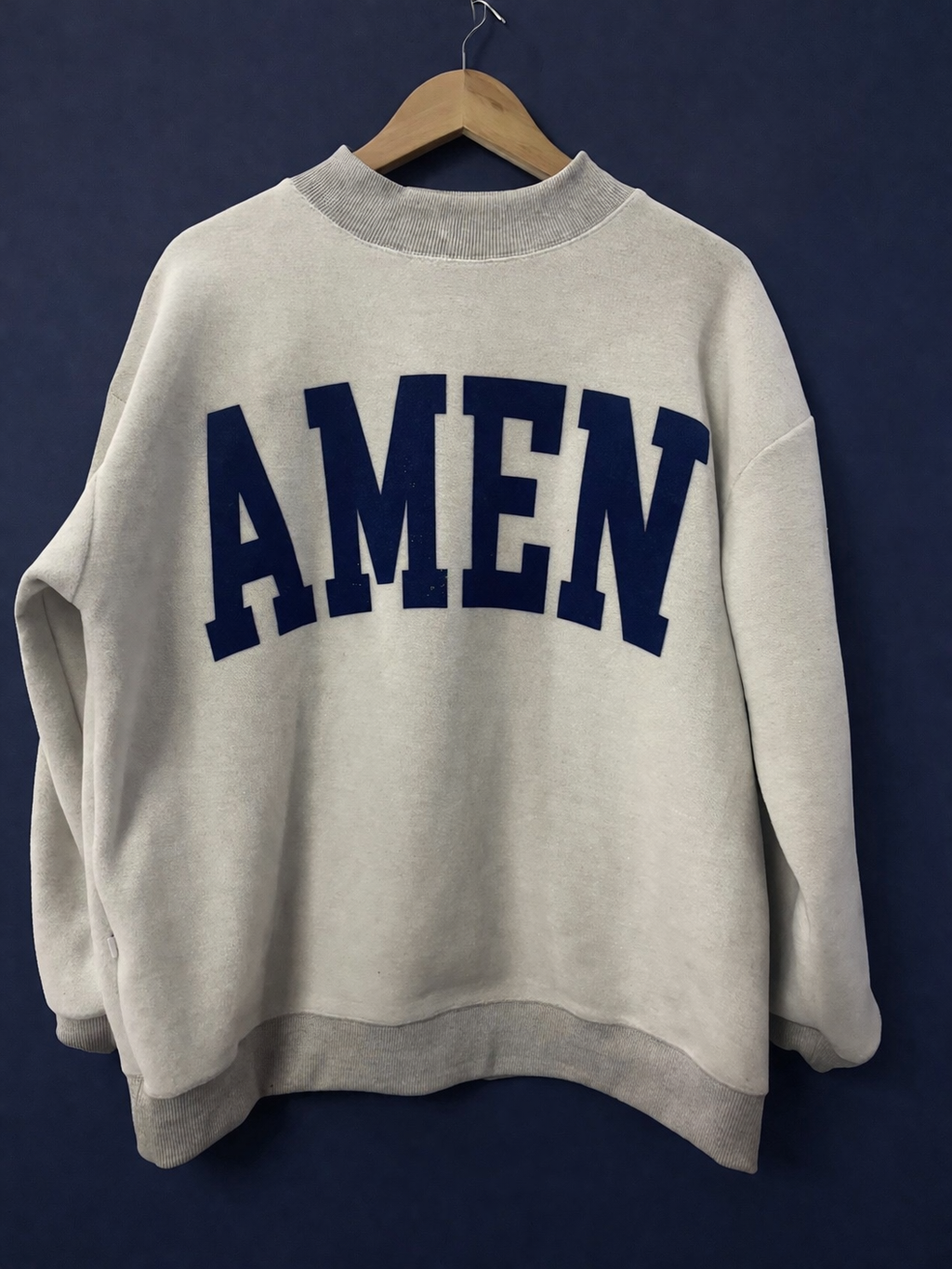 PRAY/AMEN Reversible Mockneck