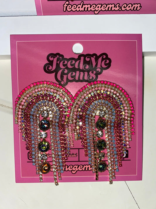 Neon Gel Pen Jumbo Short Earring