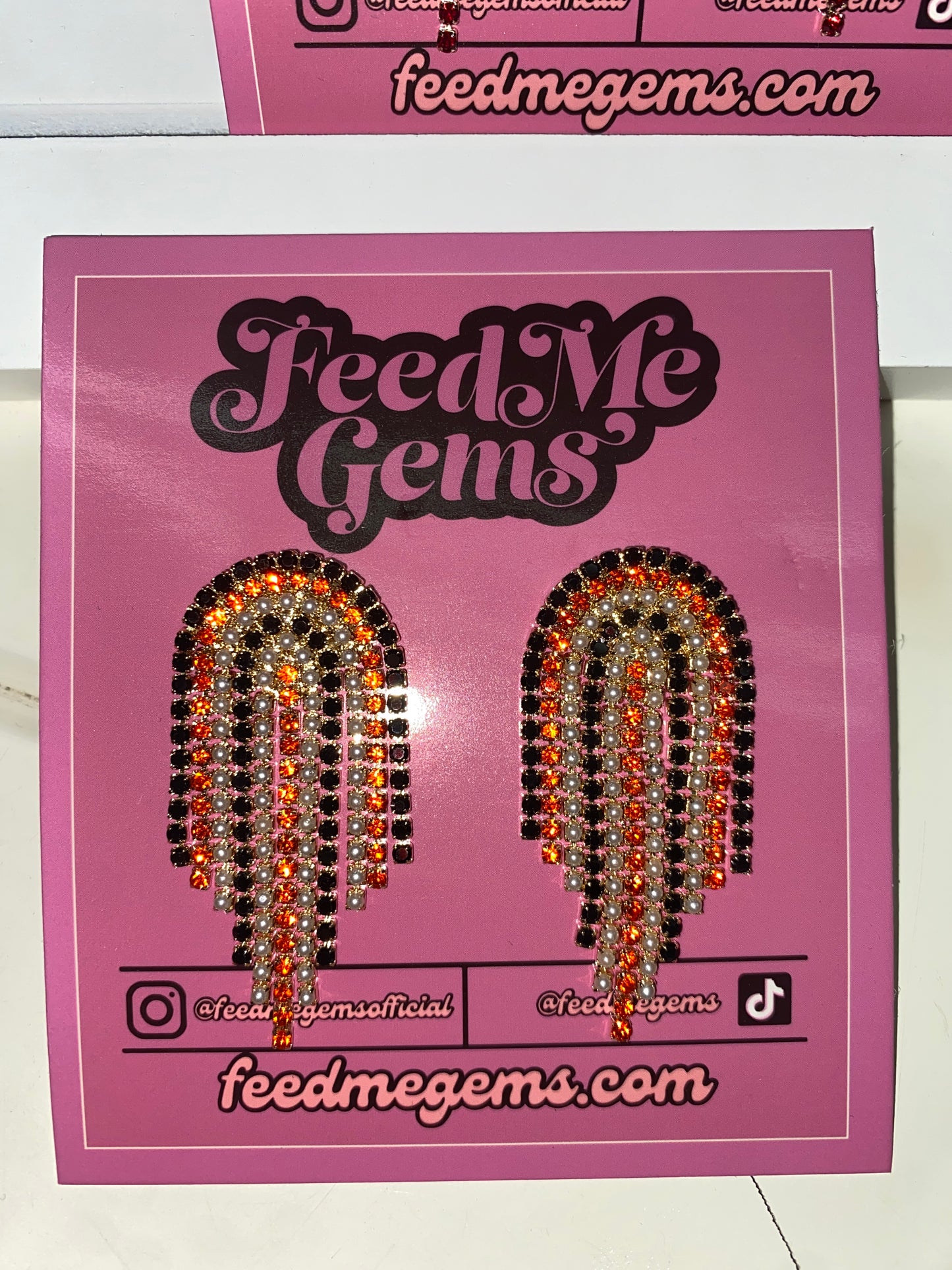 Go Pokes Baby Jumbo Short Earring