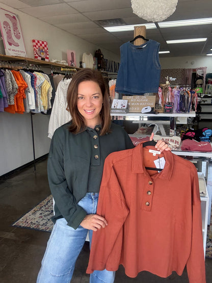 Evergreen Quarter Pullover