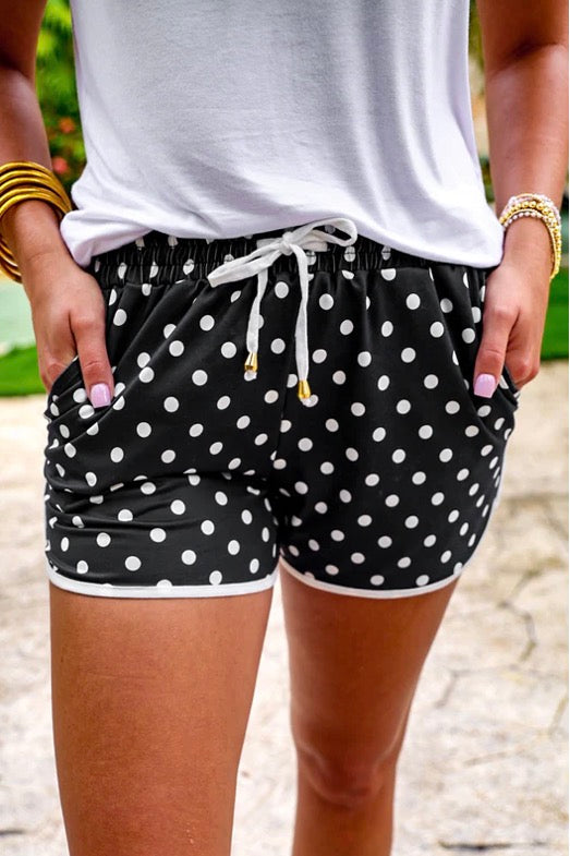 After Dark Polka Dot Everyday Shorts