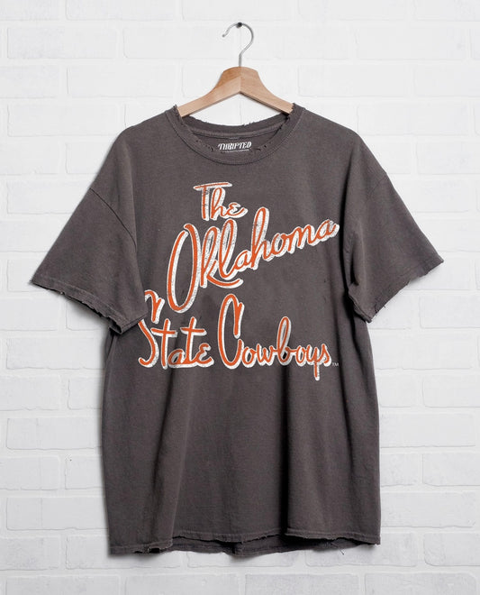Oklahoma State Thrifted Tee