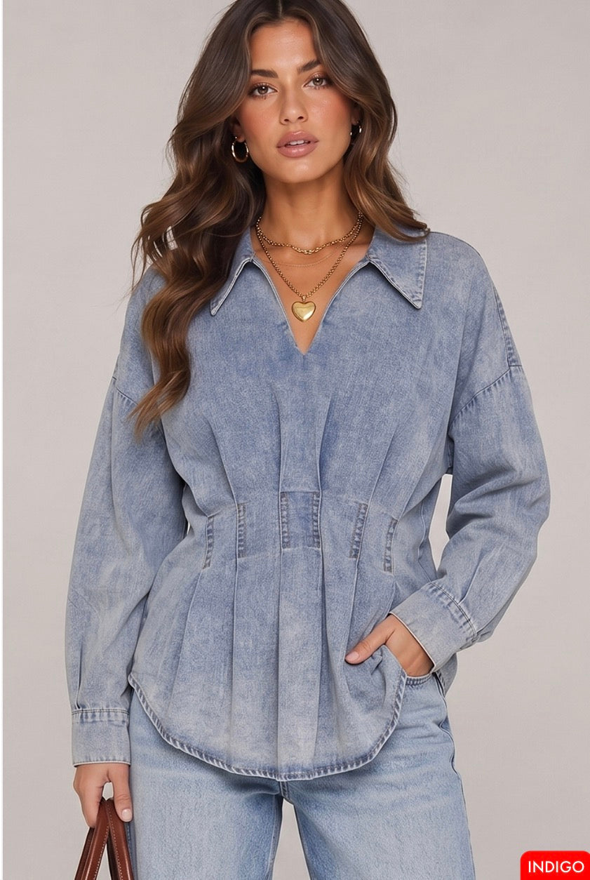 Denim Top