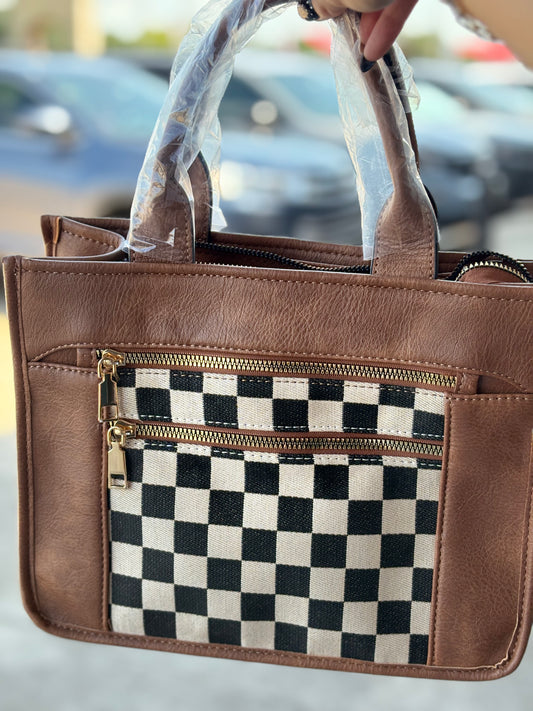 Checked Out Purse