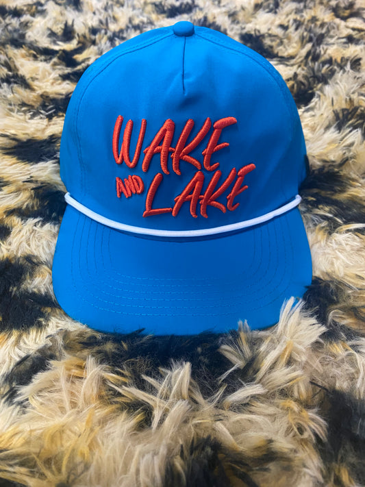 “WAKE and LAKE” Trucker Hat