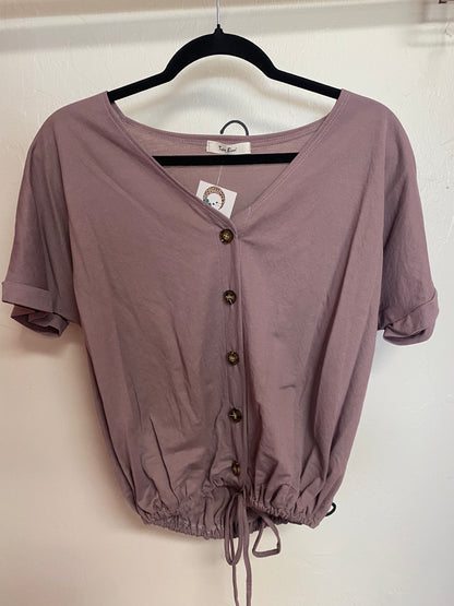 Purple Shirt w/ Buttons