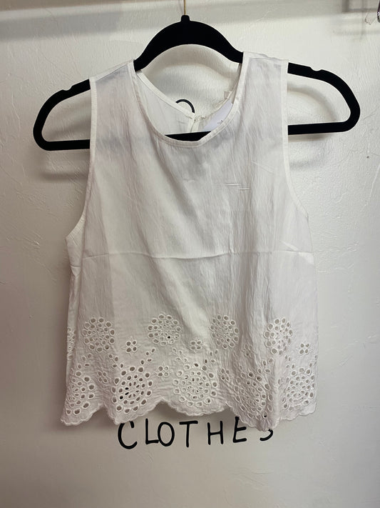 Eyelet Tank Top