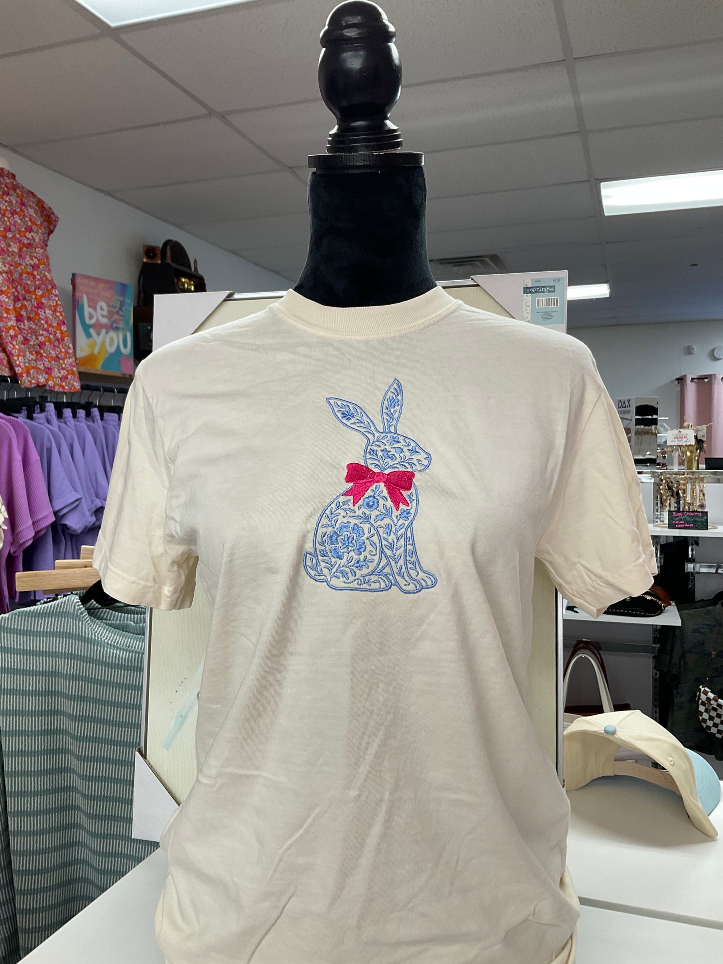 Comfort colors easter bunny tee