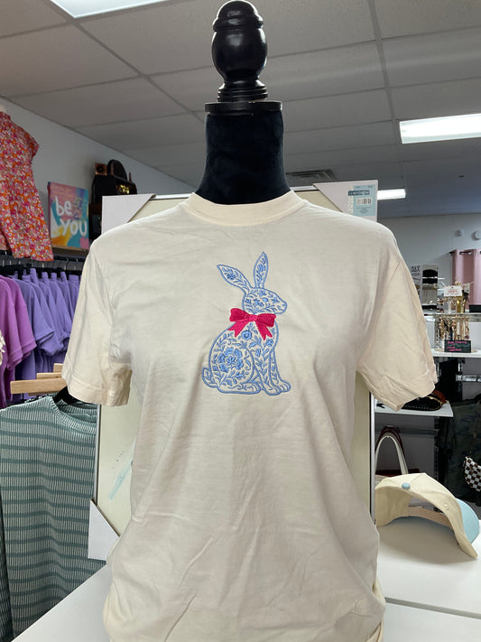 Comfort colors easter bunny tee