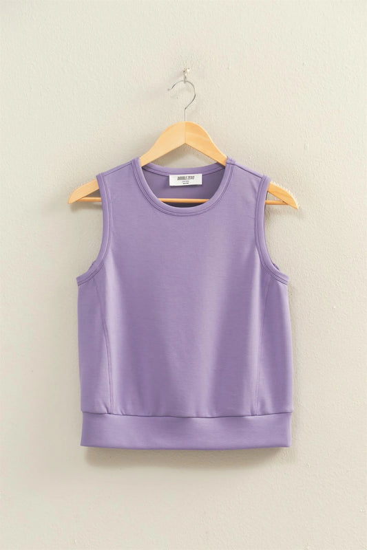 ATHLETIC SKORT SET/ DUSTY PURPLE