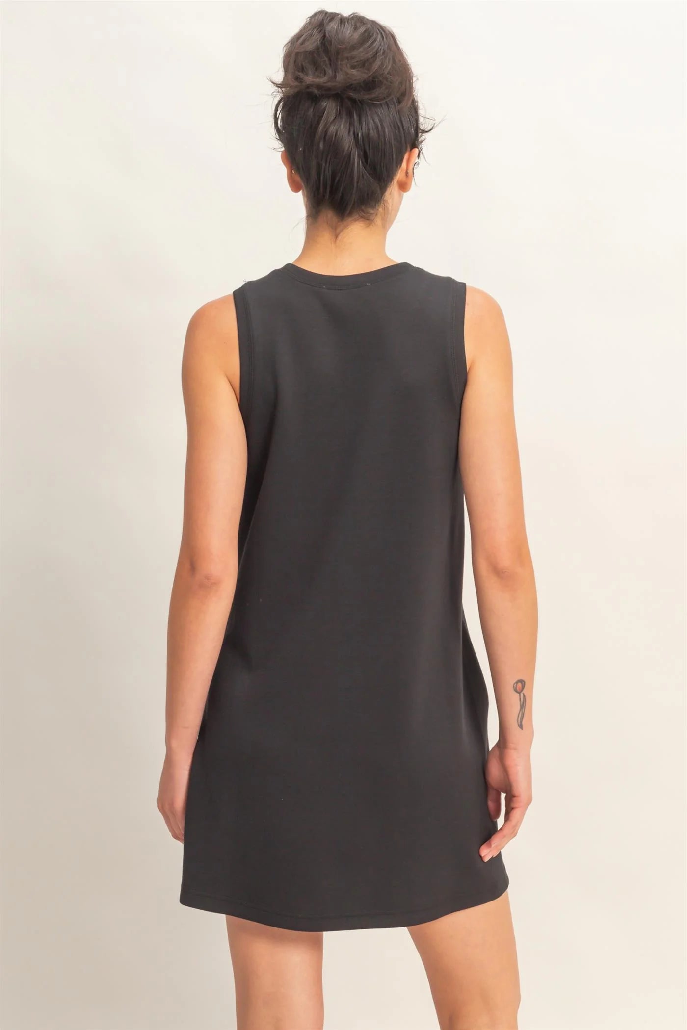 Crew Neck Tank Mini Dress