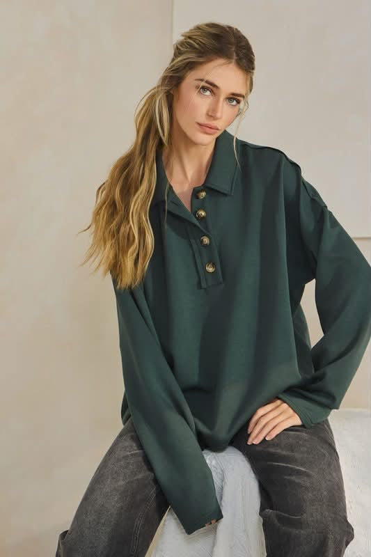 Evergreen Quarter Pullover
